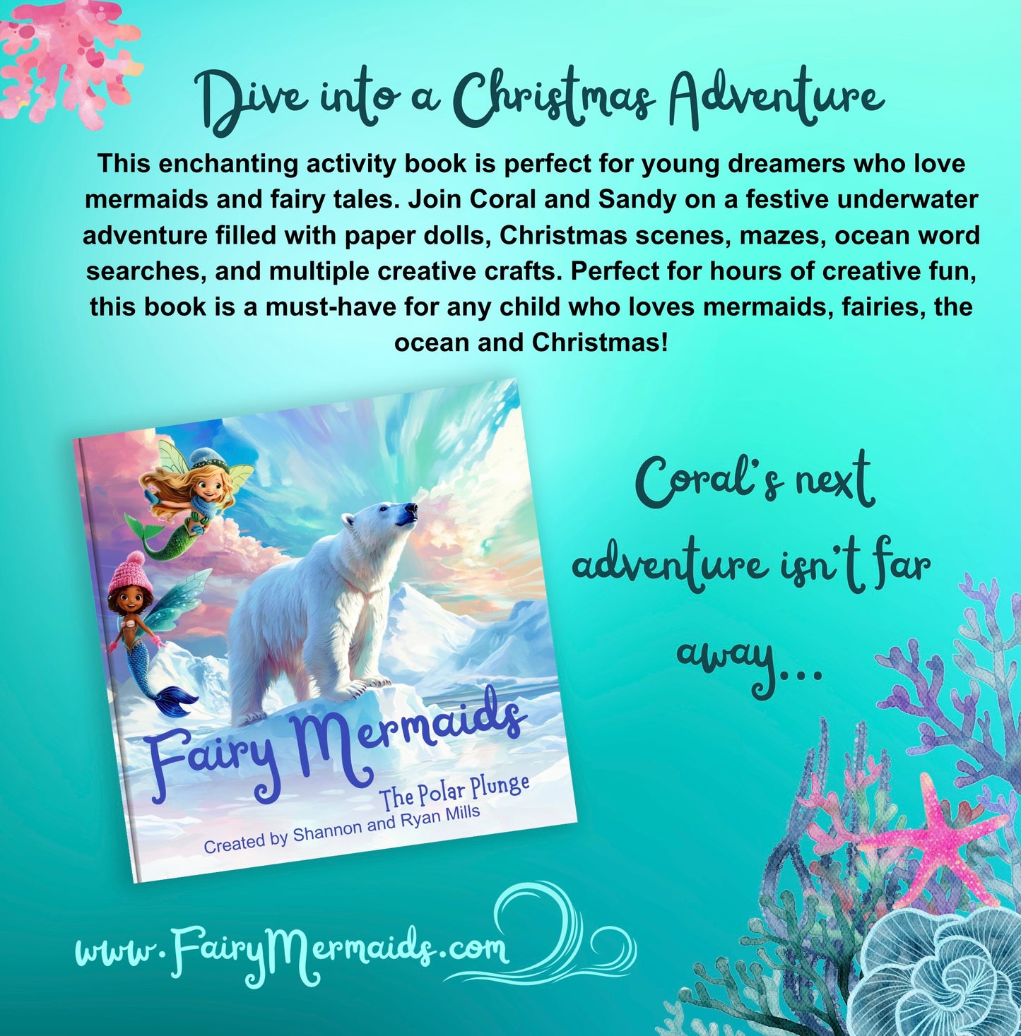 Fairy Mermaids, A Christmas Activity Book